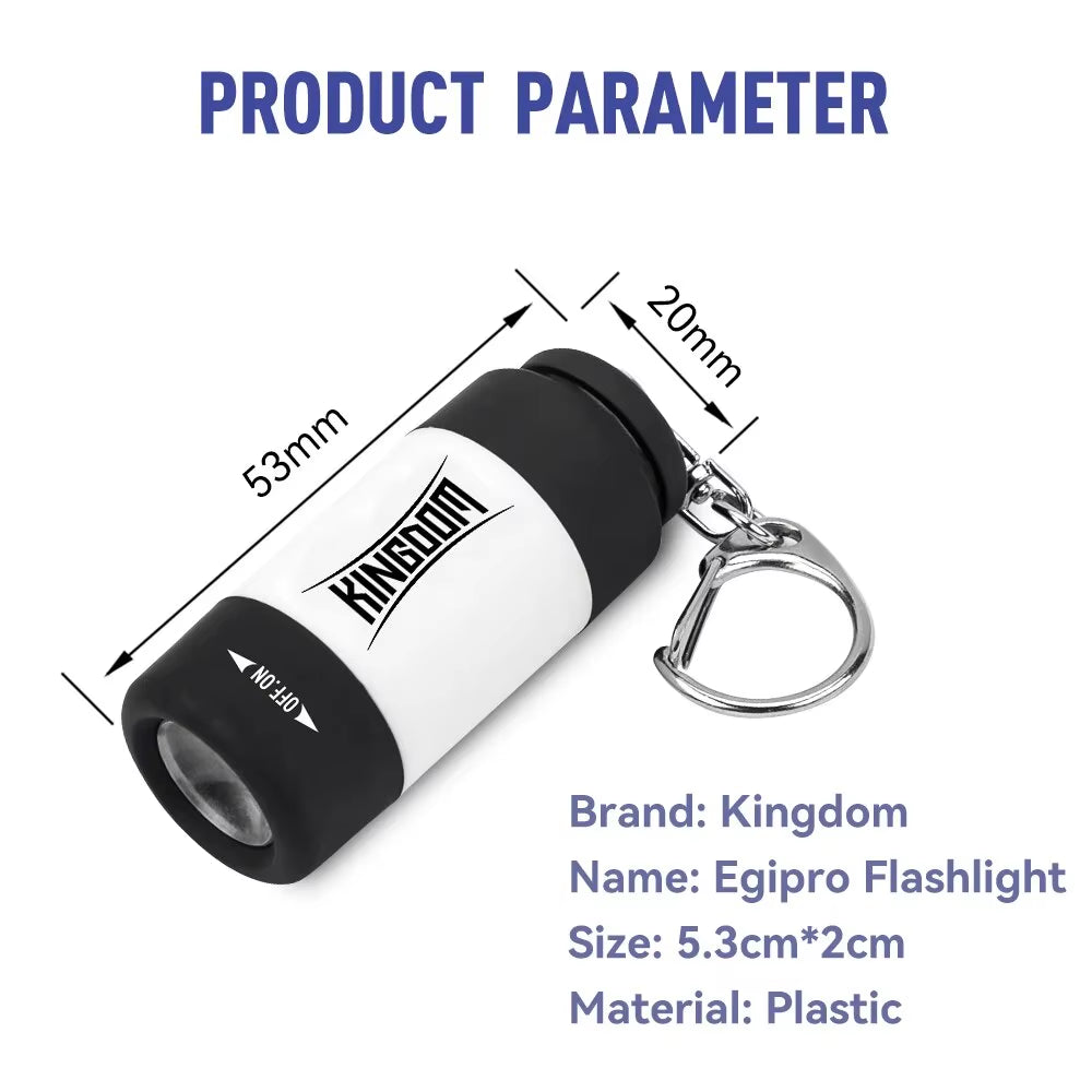 5.3Cm*2Cm Flashlight Fishing Tackle USB Interface Mini Easy to Carry Use Rechargeable Plastic Fishing Flashlight Tools