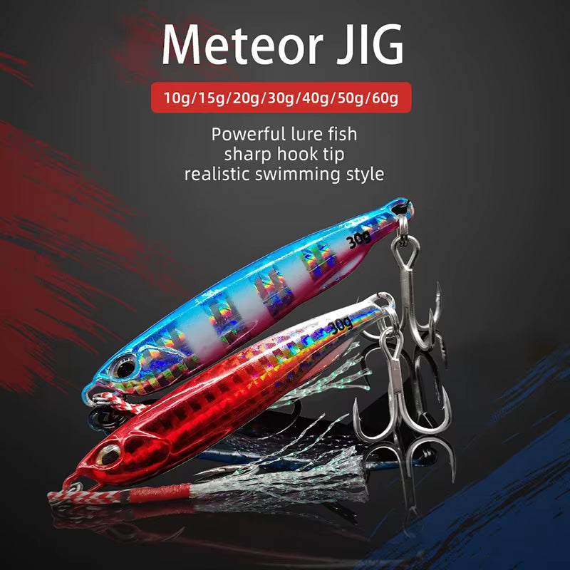 2021 Japen Metal Cast Jig Spoon 10/15/20/30/40/50G Shore Casting Jigging Fish Sea Bass Fishing Lure Artificial Bait Tackle