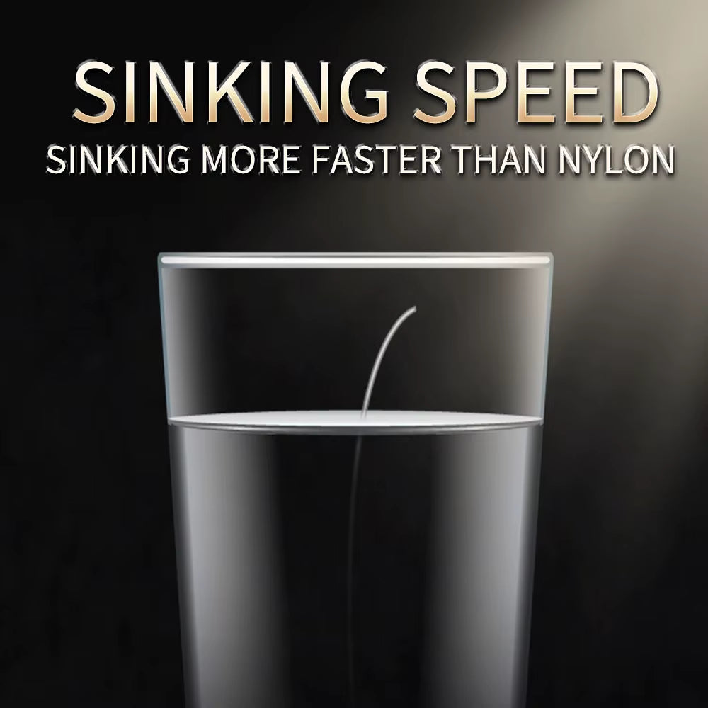 50M Ture 100% Fluorocarbon Fishing Line Sink Monofilament Fluorocarbon Line Carbon Fiber Leader Fishing Line Invisible